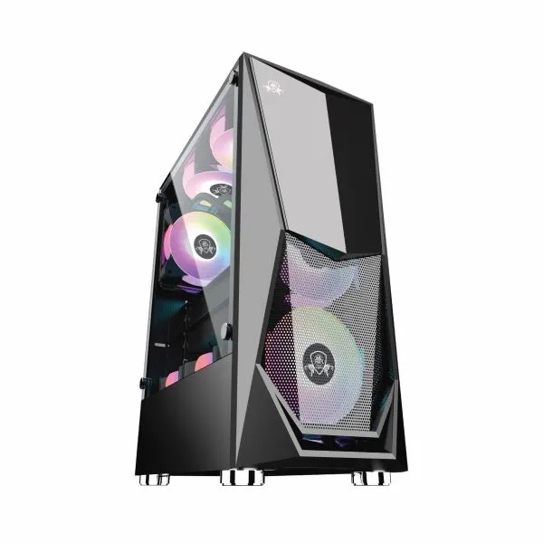  RGB Gaming PC with 4 RGB Fans, H81 Motherboard, Core i7 4th, 16GB RAM, 128GB SSD, 500GB HDD, 4GB NVIDIA GEFORCE GTX 1050ti