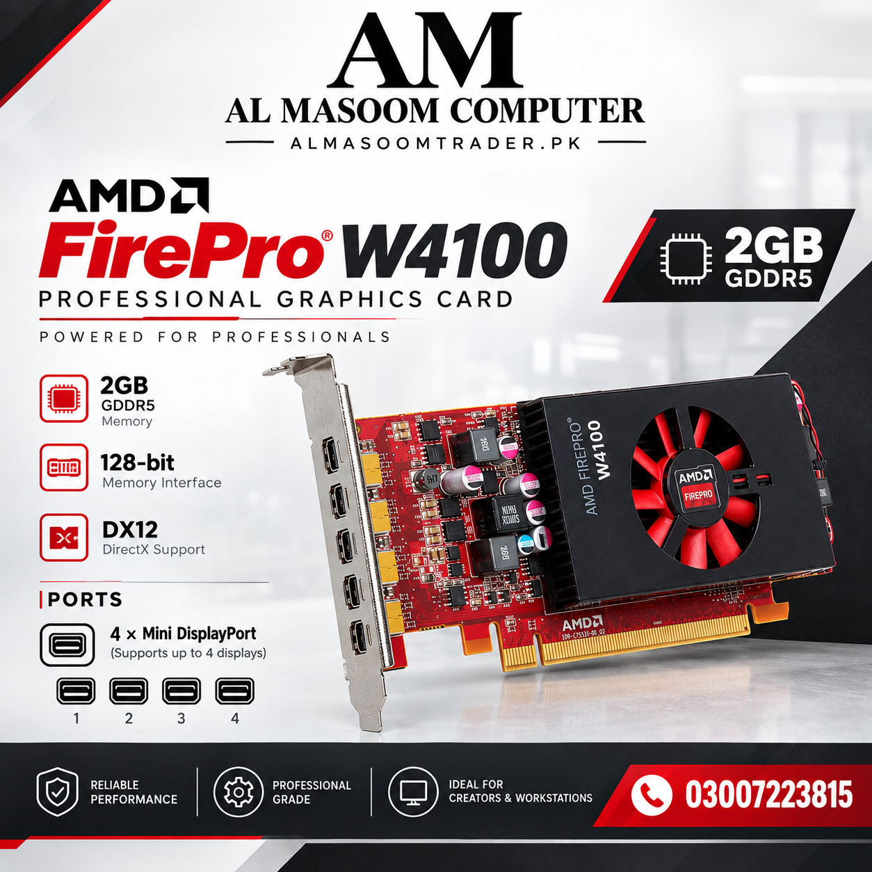AMD FirePro W4100