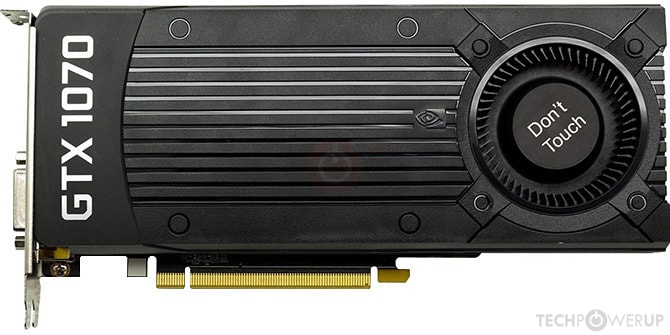 NVIDIA GEFORCE GTX 1070 (8GB, GDDR5, 256BIT, DX12)