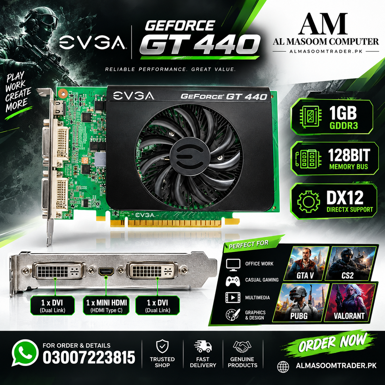 EVGA GEFORCE GT440
