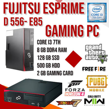 FUJITSU ESPRIME [ CORE i5 7th, 8 GB DDR4 RAM, 120 GB SSD, 500 GB HDD, 2 GB GAMING CARD ]