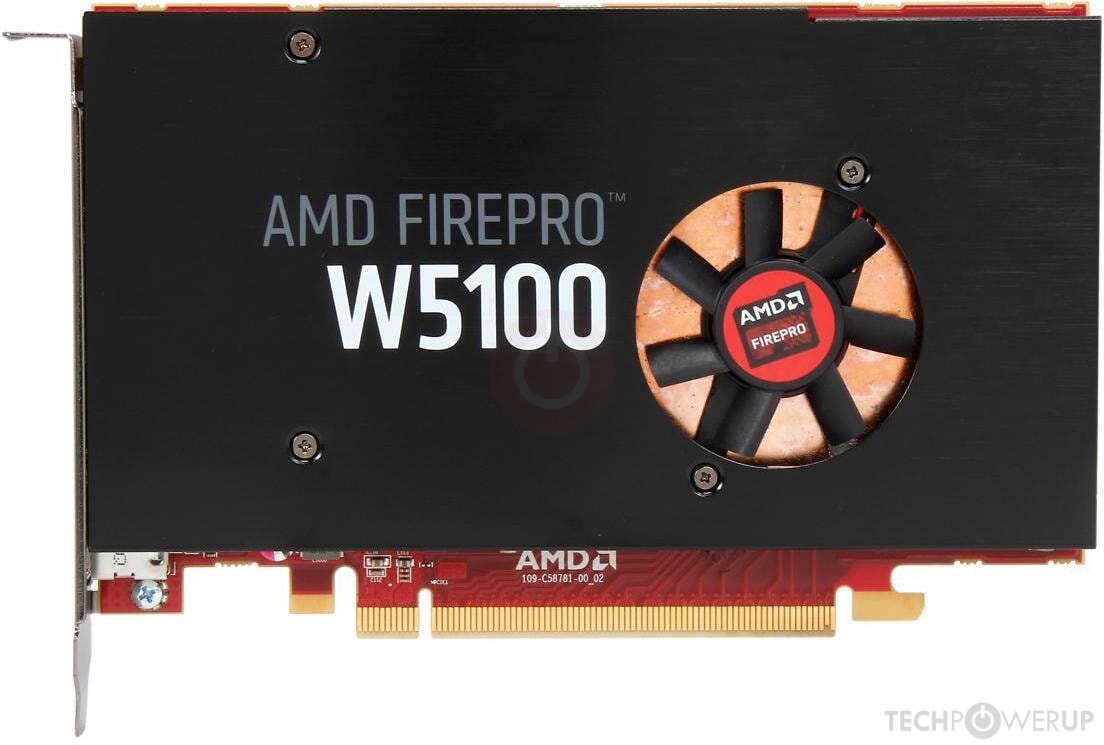 W5100 4GB GDDR5 128Bit, Graphic Card, Best for Gaming and Graphic work