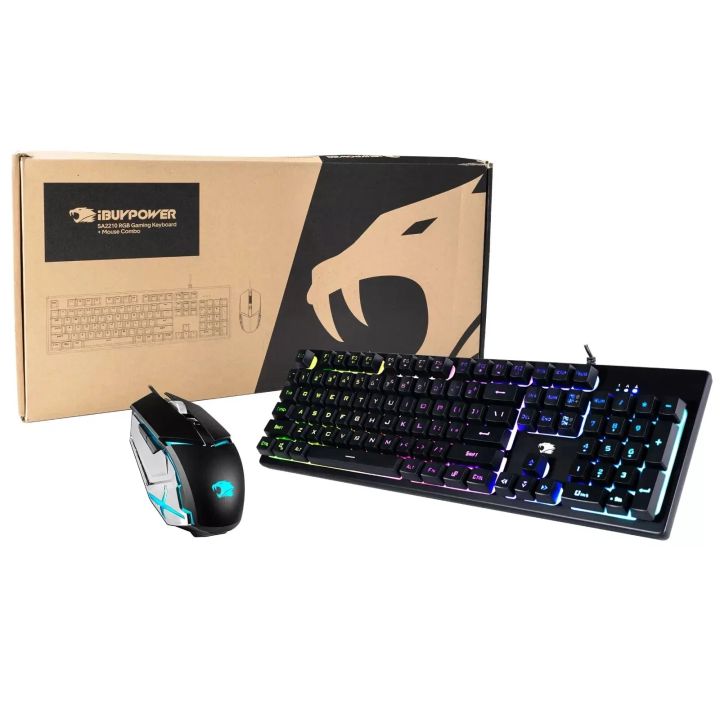 iBUYPOWER SA2210 RGB Gaming Keyboard + Mouse Combo