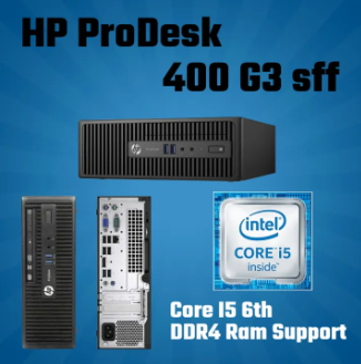 HP ProDesk 400 G3 Sff, core i5 6th, desktop Pc