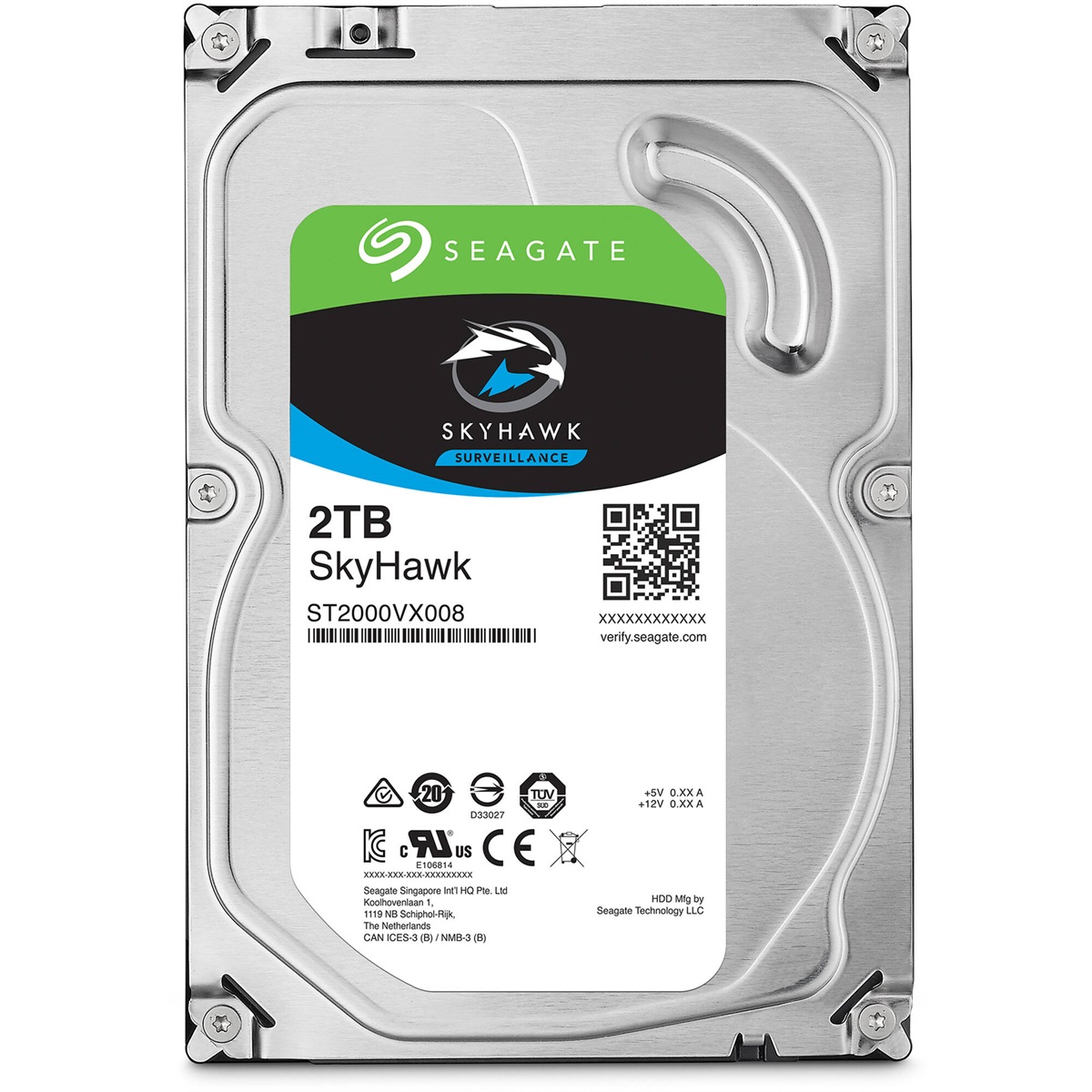 Seagate SkyHawk 2TB Surveillance 3.5 SATA Hard Disk Drive - Al Masoom Traders